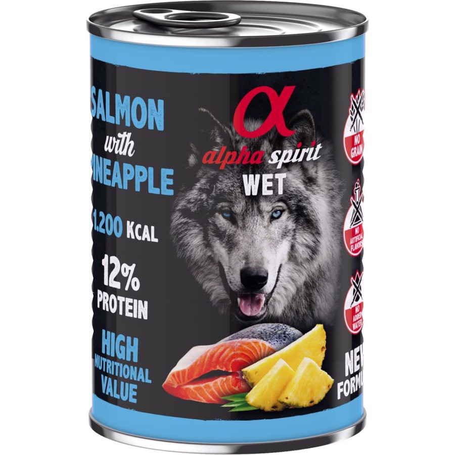 Alpha Spirit dåsemad, Salmon with Pineapple, 400g