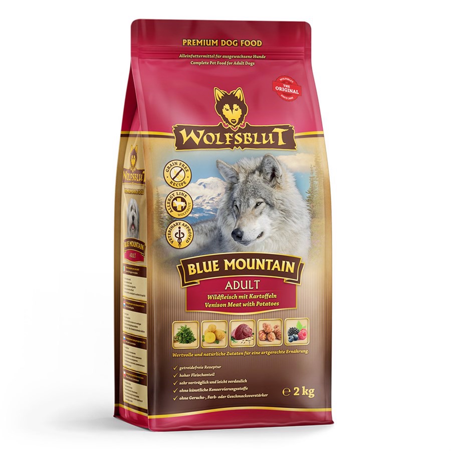 Wolfsblut Blue Mountain Adult med vildt, 2 kg