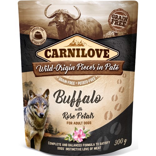 Carnilove Pouch Pate Bøffel, 300g