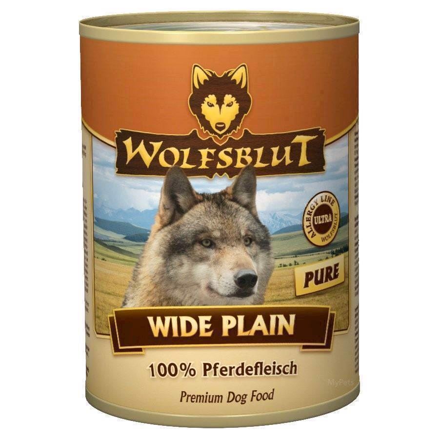 WolfsBlut Wide Plain PURE Adult dåsemad, 395g