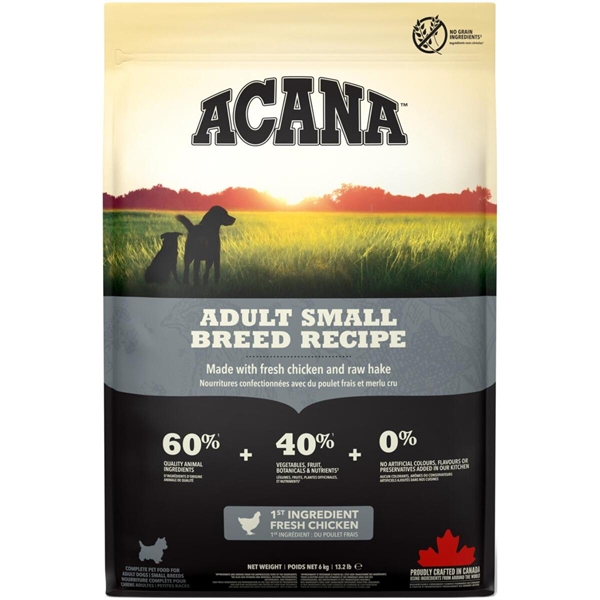 Acana Adult Small Breed Recipe, 6 kg