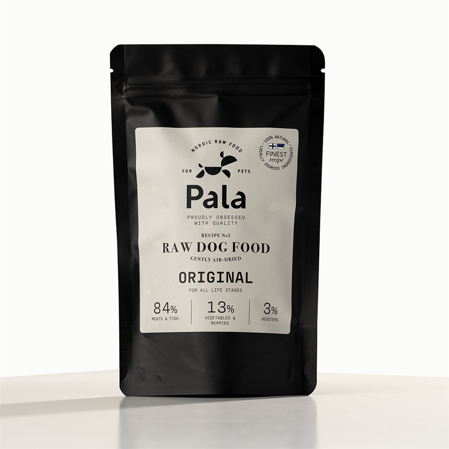 Pala Raw Dog Food Original 100 naturlige og luftt rrede