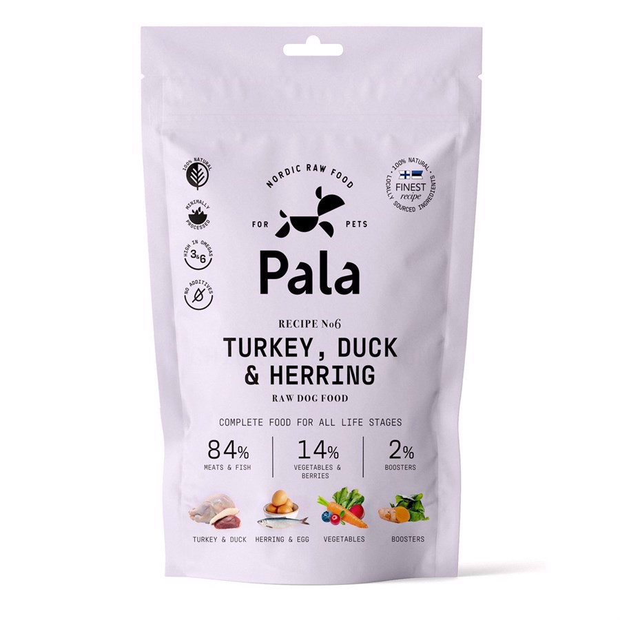 Pala Raw Turkey, duck & herring, 100g