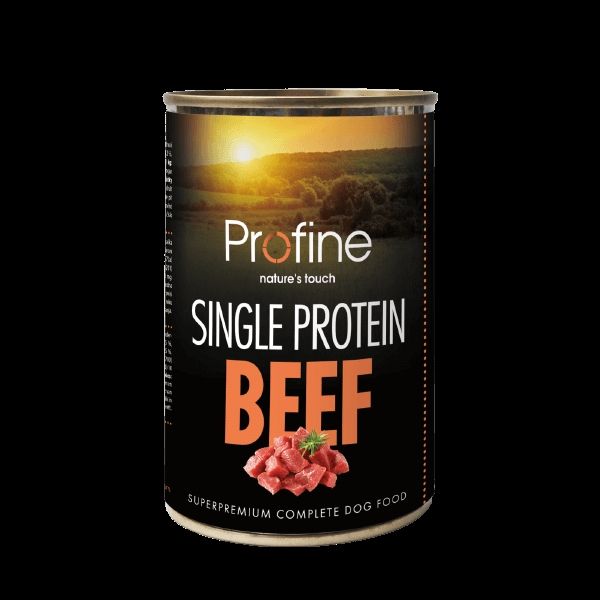 Profine Single Protein Beef dåsemad, 400g